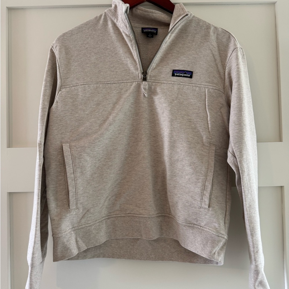 Patagonia Tan Quarter-Zip Pullover